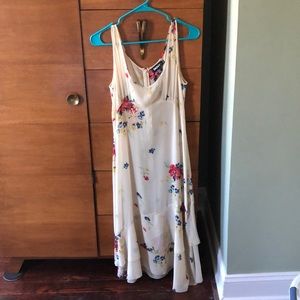 Y2K Yellow Floral DKNY Sundress